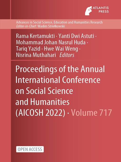 Title details for Proceedings of the Annual International Conference on Social Science and Humanities (AICOSH 2022) by Rama Kertamukti - Available